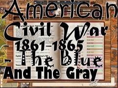 Box art for American Civil War - 1861-1865 - The Blue And The Gray