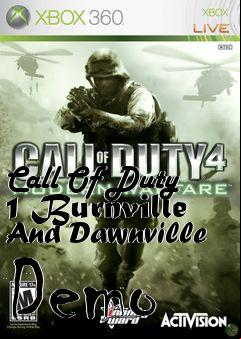 Box art for Call Of Duty 1 Burnville And Dawnville Demo