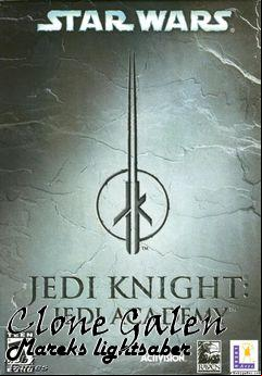 Box art for Clone Galen Mareks lightsaber