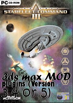 Box art for 3ds max MOD plugins (Version 3 4 or 5)