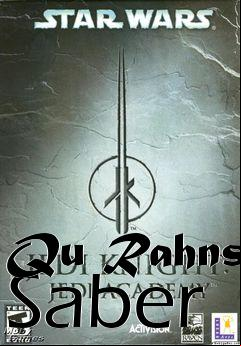 Box art for Qu Rahns Saber