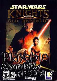 Box art for Playable Lizardlike Characters