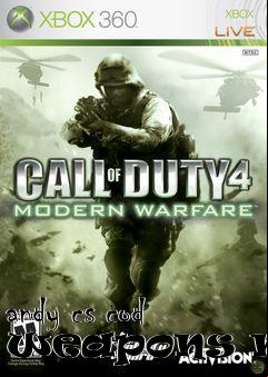 Box art for andy cs cod weapons mod