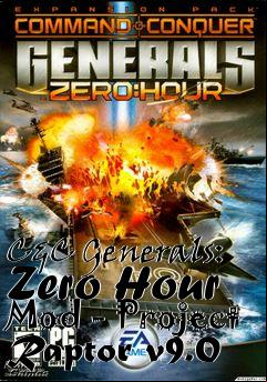 Box art for C&C Generals: Zero Hour Mod - Project Raptor v9.0