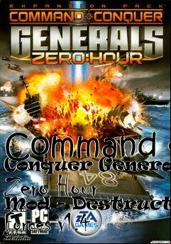Box art for Command & Conquer Generals: Zero Hour Mod - Destructive Forces v1.4