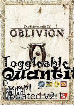 Box art for Toggleable Quantity Prompt - Updated v2.1