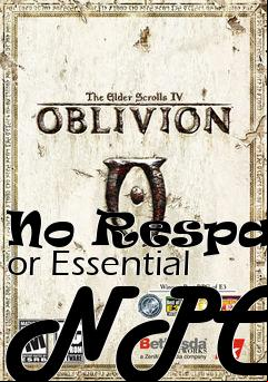 Box art for No Respawn or Essential NPCS