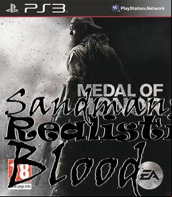 Box art for Sandmans Realistic Blood