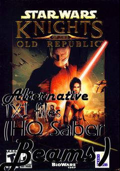Box art for Alternative TXI files (HQ Saber Beams)