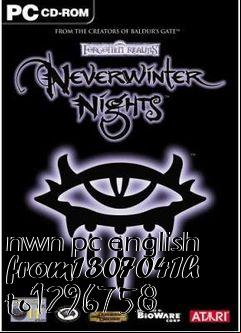 Box art for nwn pc english from1307041h to1296758