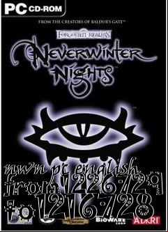 Box art for nwn pc english from1226729 to1216728
