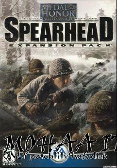 Box art for MOHAA IT ONLY patch111v9safedisk
