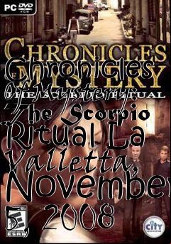 Box art for Chronicles Of Mystery: The Scorpio Ritual