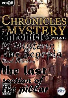Box art for Chronicles Of Mystery: The Scorpio Ritual
