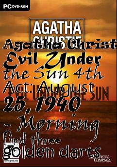 Box art for Agatha Christie: Evil Under the Sun