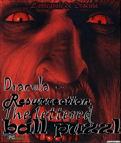 Box art for Dracula - Resurrection