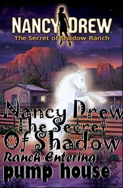 Box art for Nancy Drew - The Secret Of Shadow Ranch