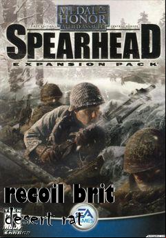 Box art for recoil brit desert rat
