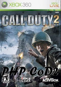 Box art for PHP CoD2 Rules Checker