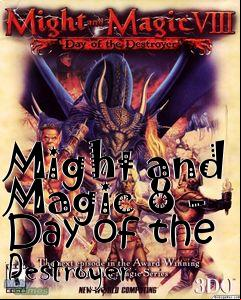 Box art for Might and Magic 8 - Day of the Destroyer