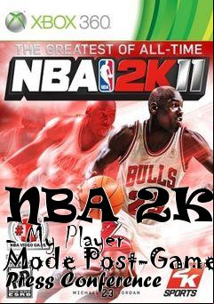 Box art for NBA 2K11 - My Player Mode Post-Game Press Conference