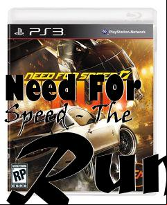 Box art for Need FOr Speed - The Run