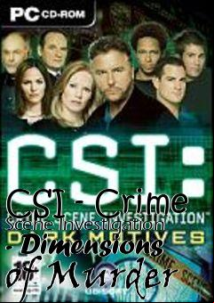 Box art for CSI - Crime Scene Investigation - Dimensions of Murder
